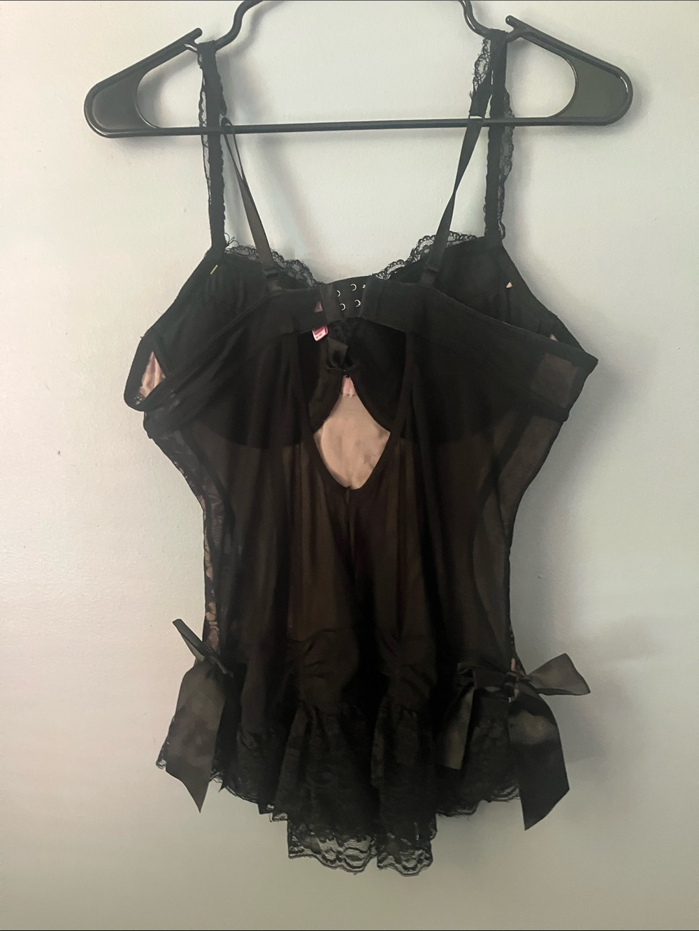 Agent Provocateur Black Lace Overlay Tan Bustier Corset Peplum - Picture 5 of 10